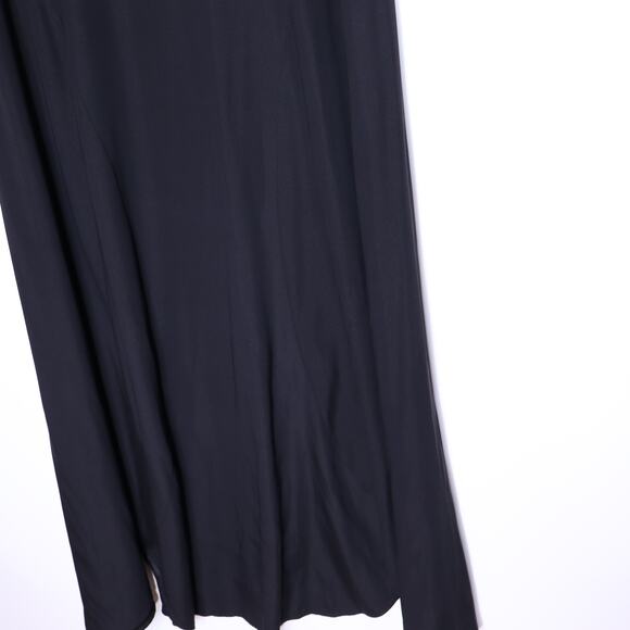 ZERO + MARIA CORNEJO Silk Lightweight Maxi Dress Black Lightweight Women's 14 - Picture 6 of 8